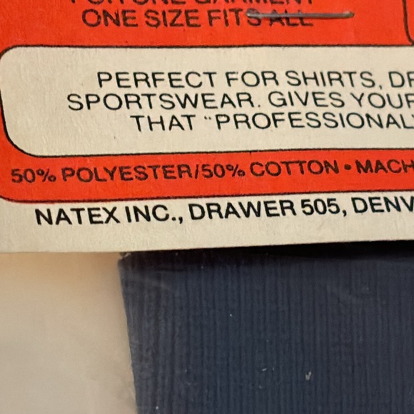 Vintage New old stock 6 Knit Collars 5 white 1 navy factory sealed - Picture 8 of 9